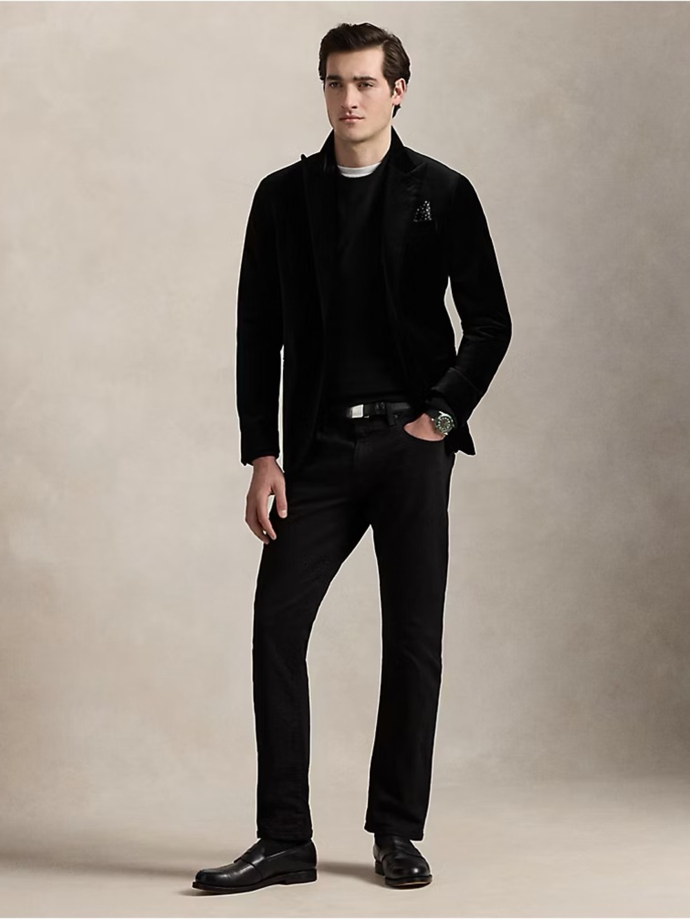 Polo by Ralph Lauren Navy Straight-Leg Pants